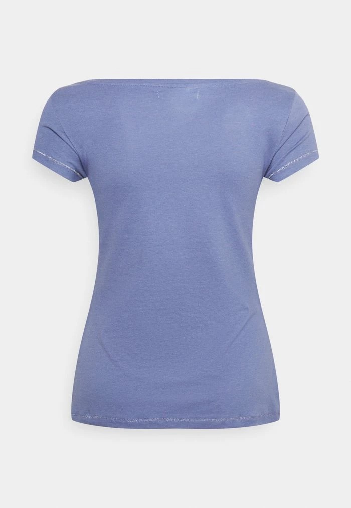 T-Shirt ANNA FIELD Anna Field Basic T-shirt Bleu Femme | PYY-7739121